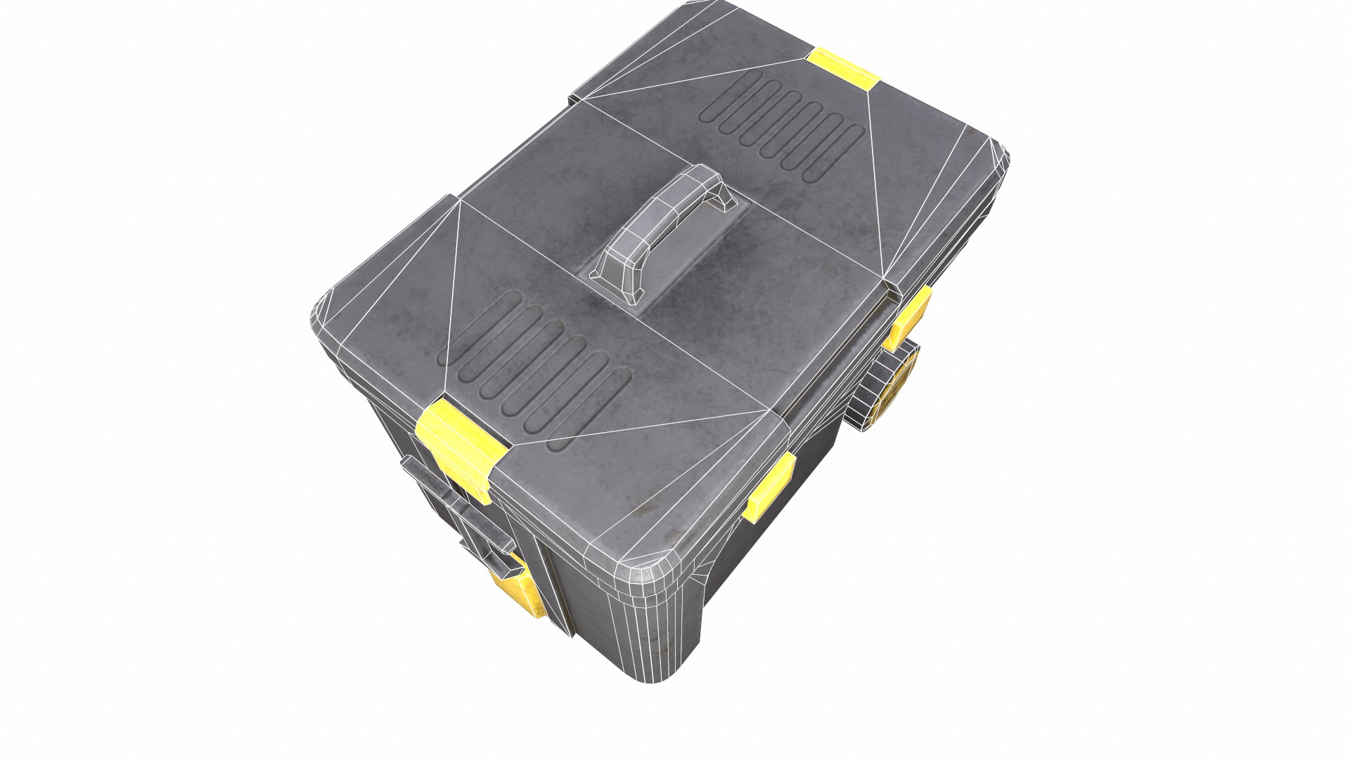 Toolbox Low Poly Low-poly 3D model_11