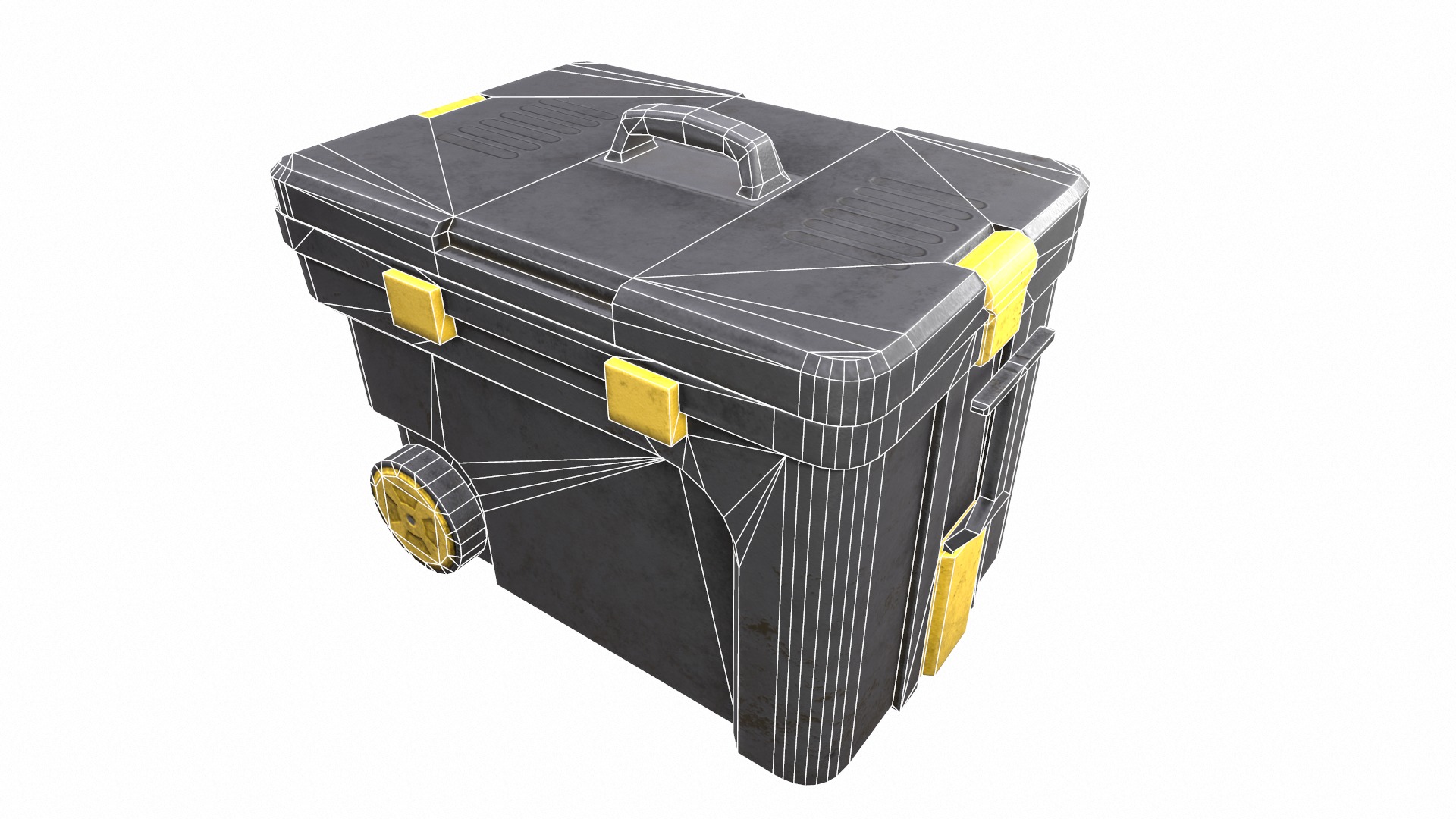 Toolbox Low Poly Low-poly 3D model_10