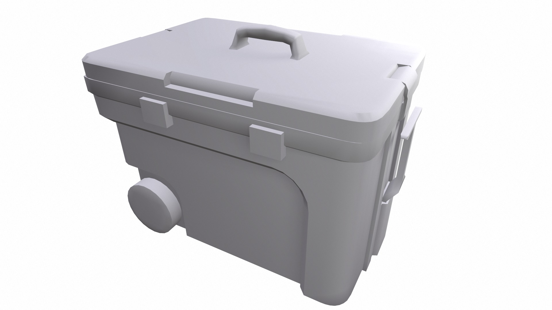 Toolbox Low Poly Low-poly 3D model_14