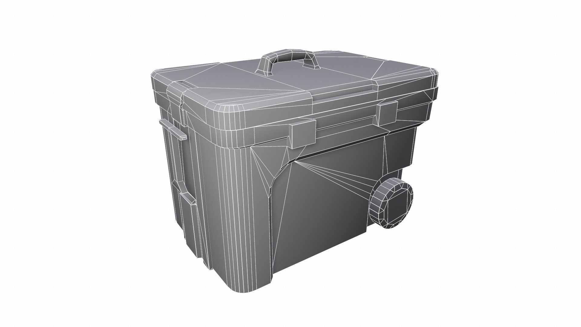 Toolbox Low Poly Low-poly 3D model_12