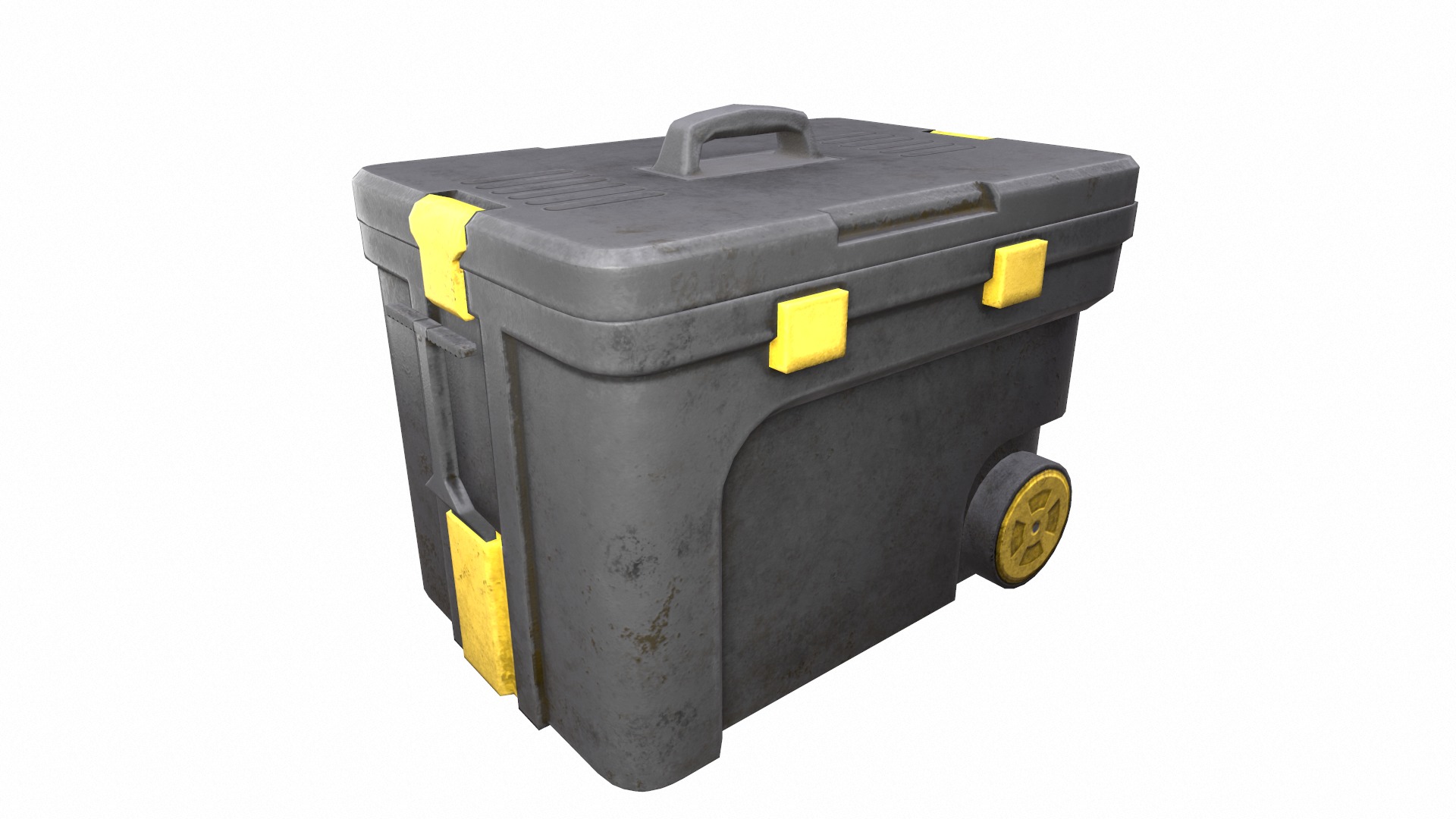 Toolbox Low Poly Low-poly 3D model_8