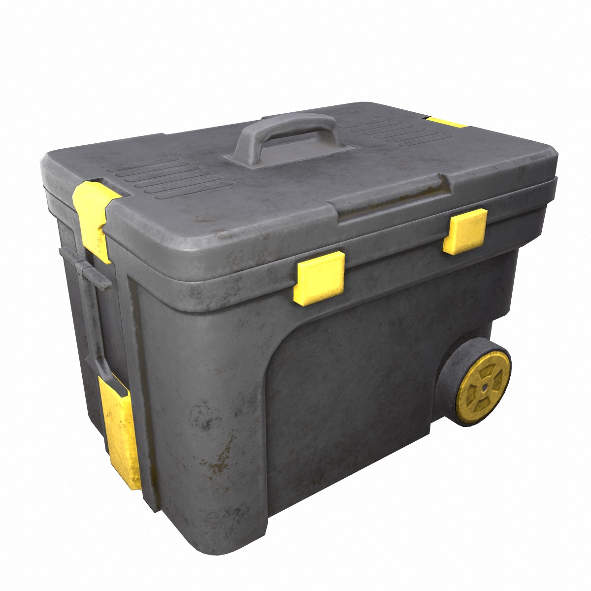 Toolbox Low Poly Low-poly 3D model_2