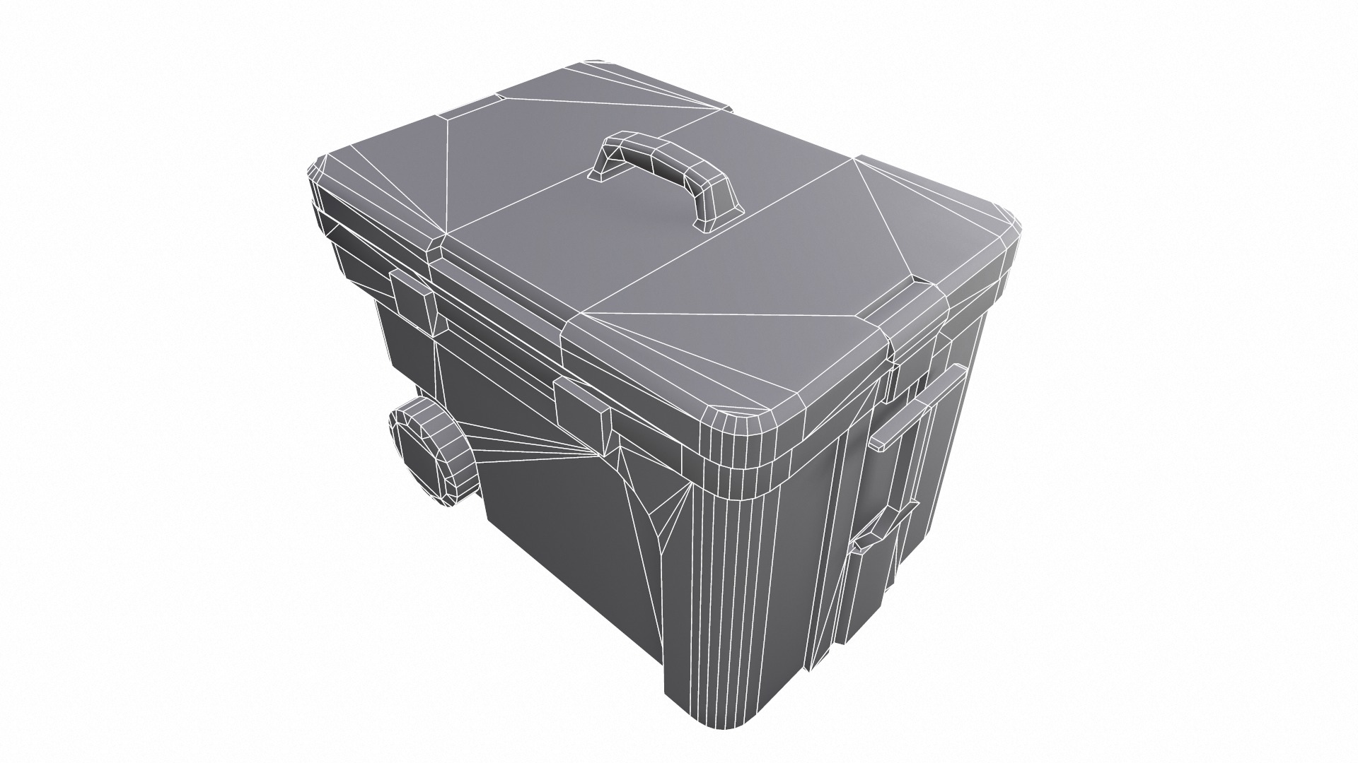 Toolbox Low Poly Low-poly 3D model_13