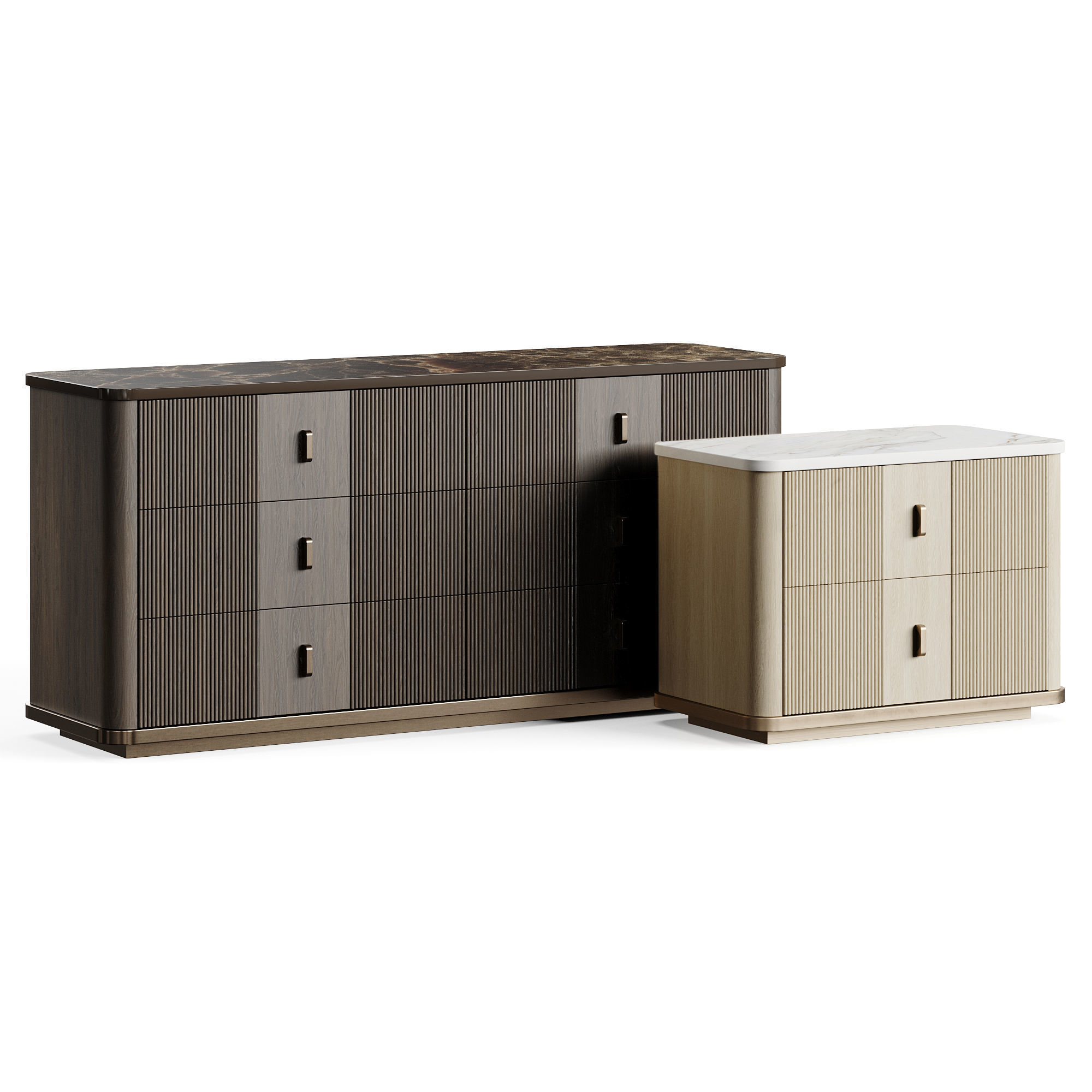 Caracole RHYTHM Living Collection Low-poly 3D model_2