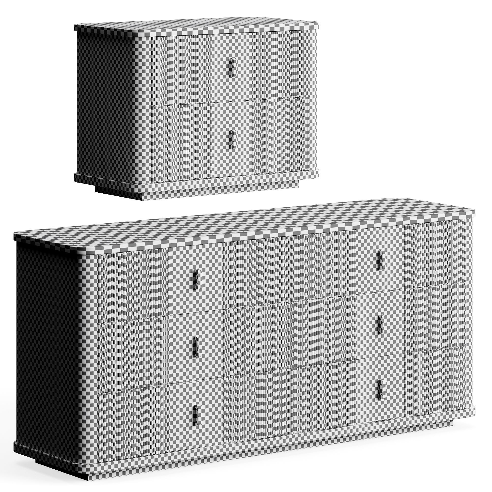 Caracole RHYTHM Living Collection Low-poly 3D model_8