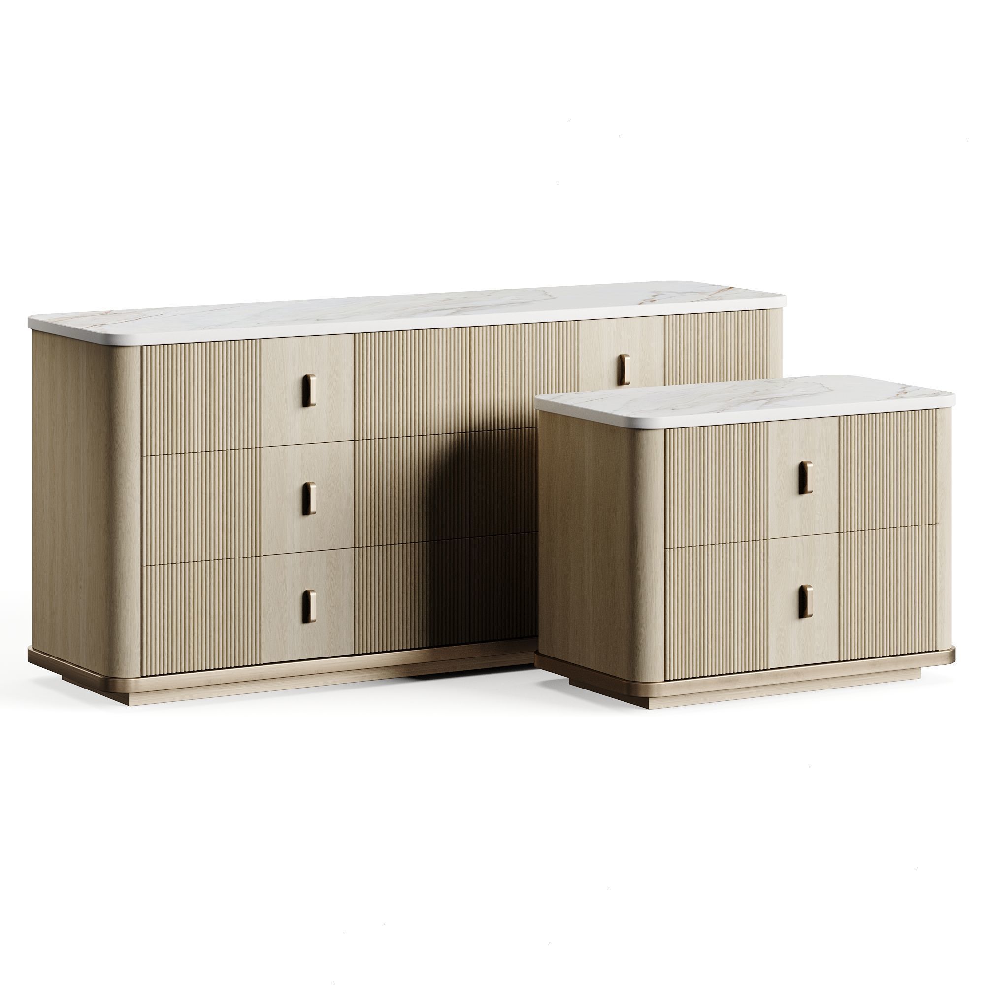 Caracole RHYTHM Living Collection Low-poly 3D model_1