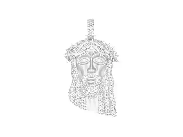 Jesus Piece Thorn Crown Pendant