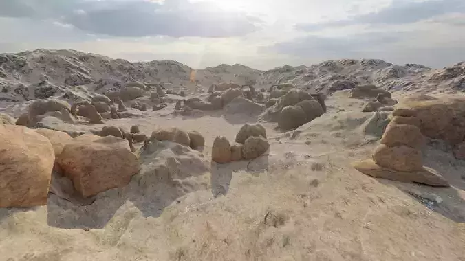 Land-Focus on the Visuals-3D model showcases landscape 3D model