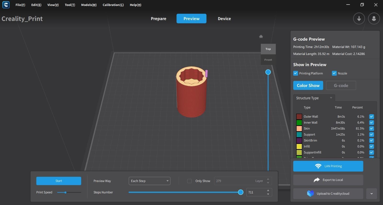 Soquete Estriado 32mm x 1-2 pol Striated Socket 3D model_1
