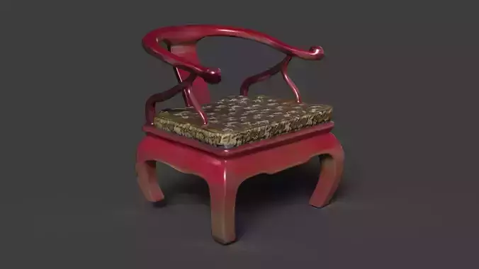 Chinese ancient wooden armchair 