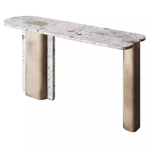 ROSIE GOLD Console Table LuxLucia Casa 3D model