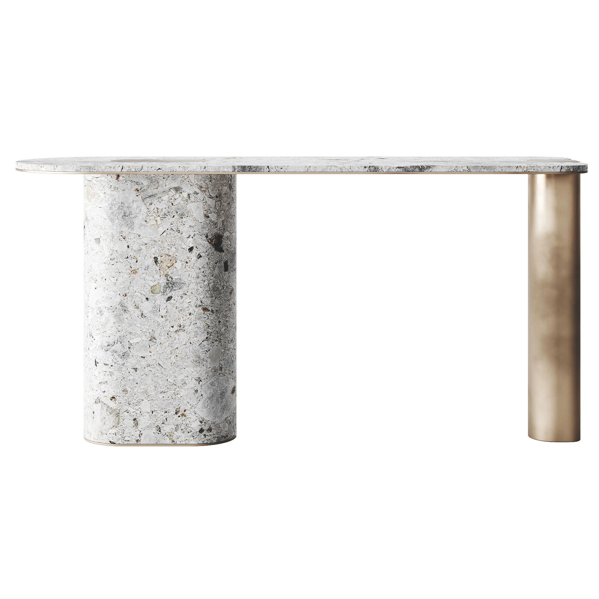 ROSIE GOLD Console Table LuxLucia Casa 3D model_5
