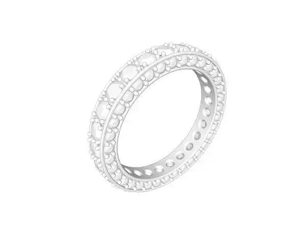 Single Row Diamond Eternity Ring