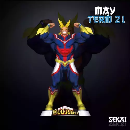 All Might Sculpture Scale 1-10