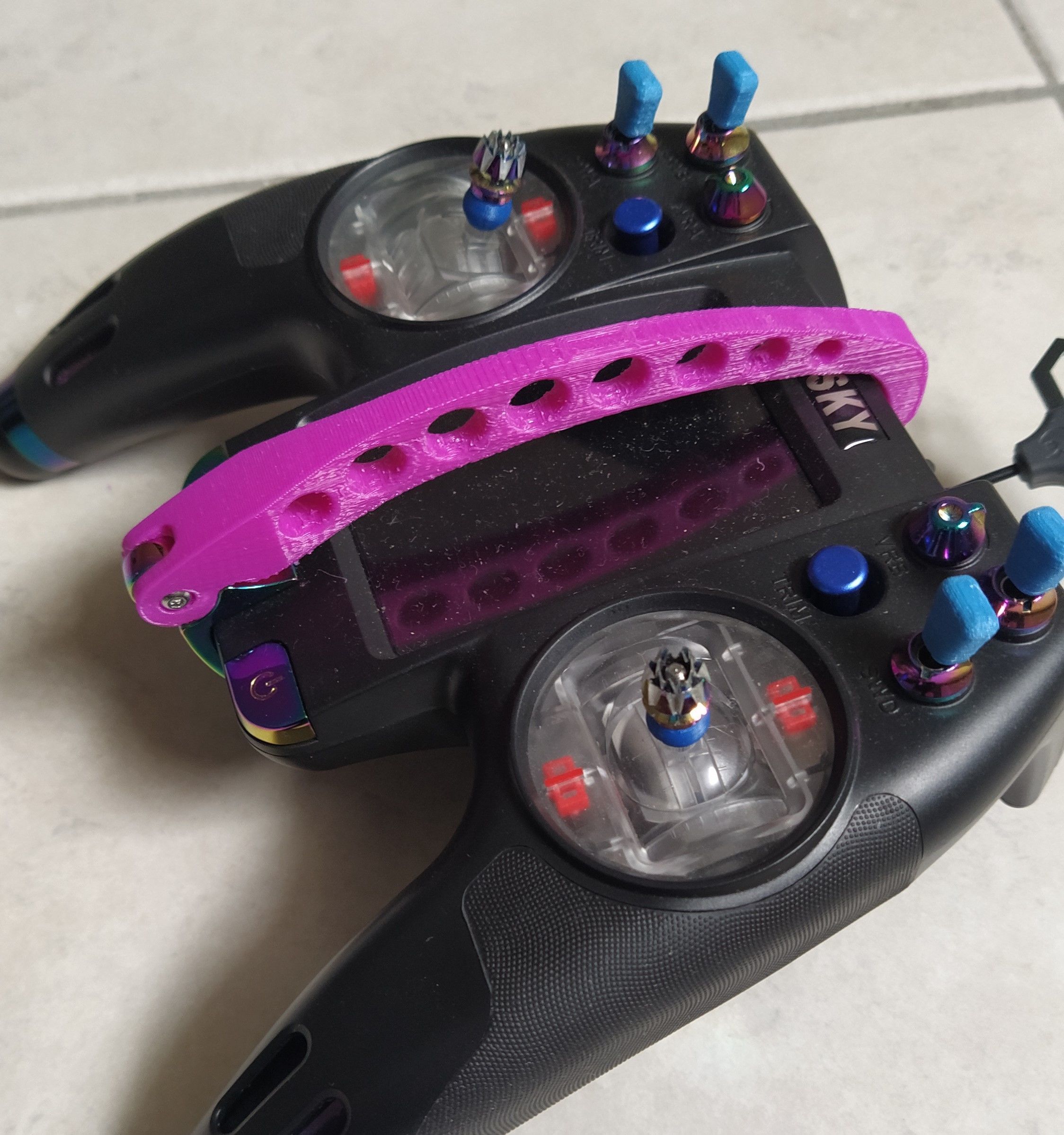 Balancer for Flysky NV-14 and EL-18 radio control 3D print model_8