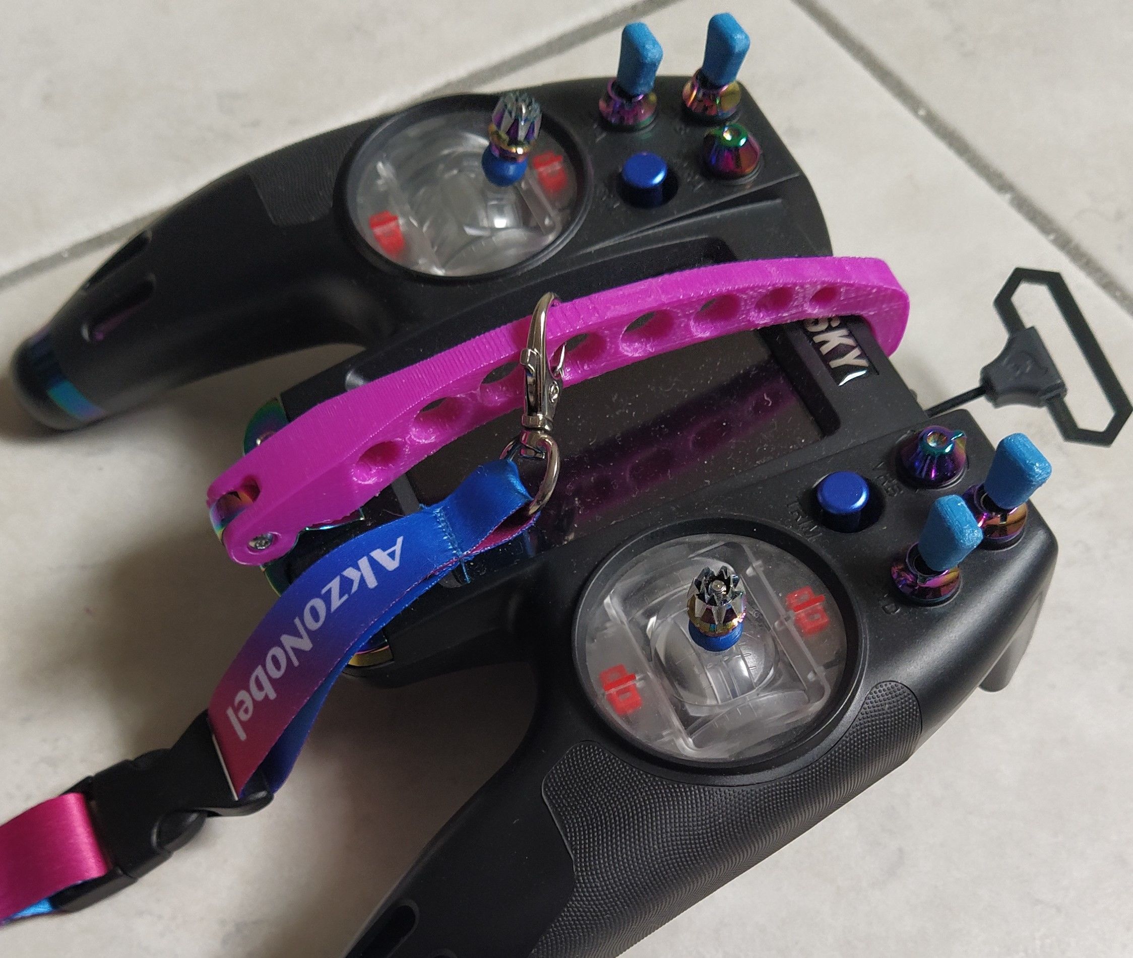 Balancer for Flysky NV-14 and EL-18 radio control 3D print model_9