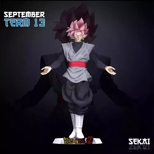 Goku Black Sculpture Scale 1-10 