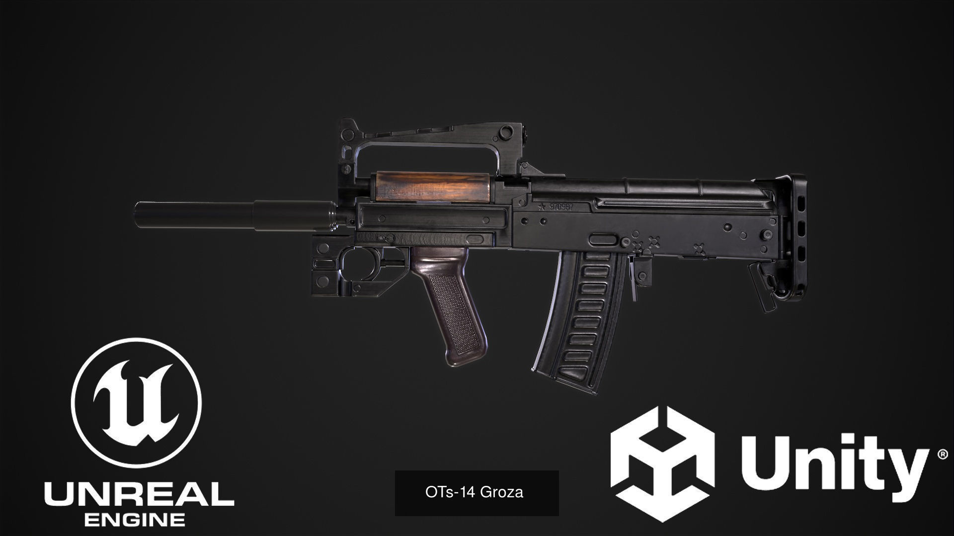 AAA Game ready Weapons Pack 3D Model Collection_11
