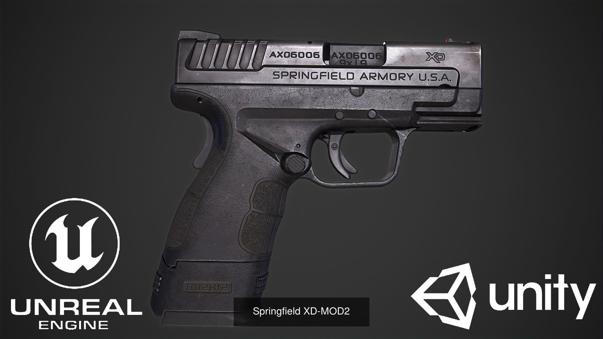 AAA Game ready Weapons Pack 3D Model Collection_10