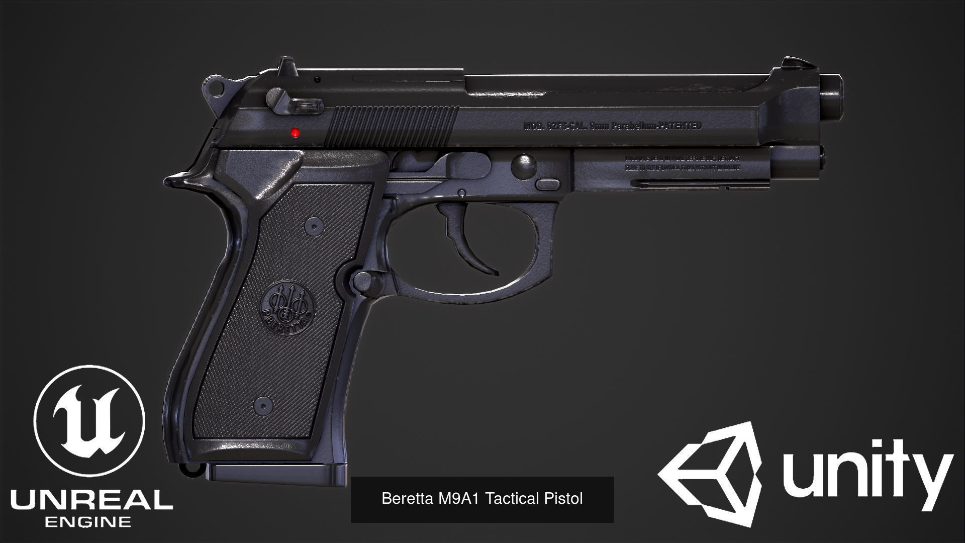 AAA Game ready Weapons Pack 3D Model Collection_9