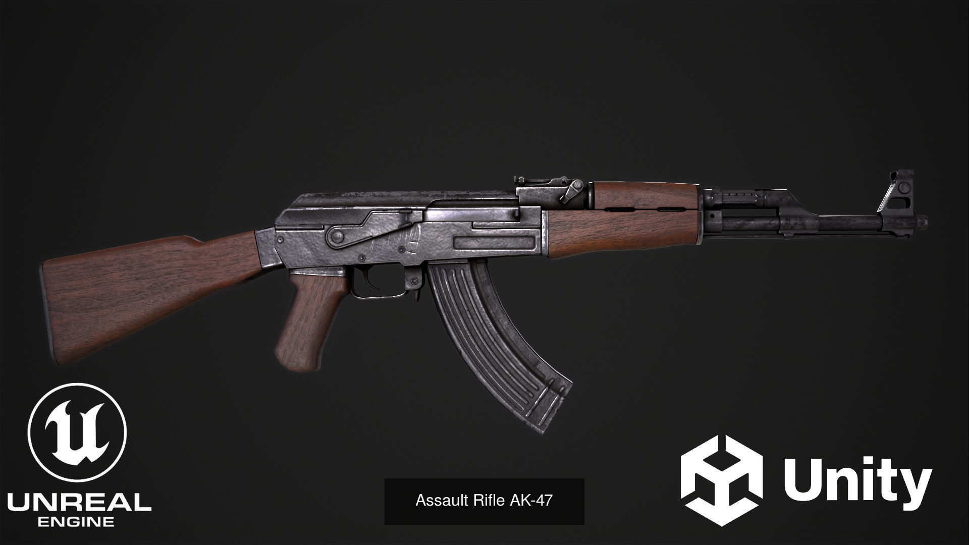 AAA Game ready Weapons Pack 3D Model Collection_13