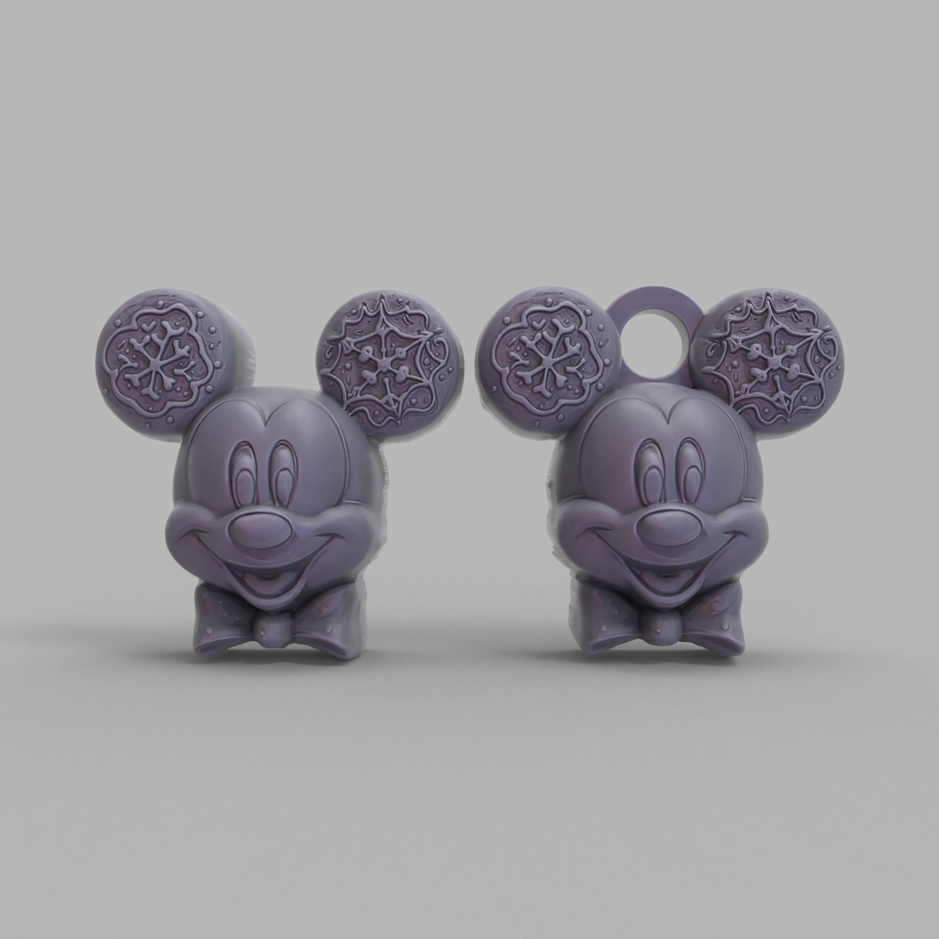 micky mouse cookie treedecor  3D print model_1