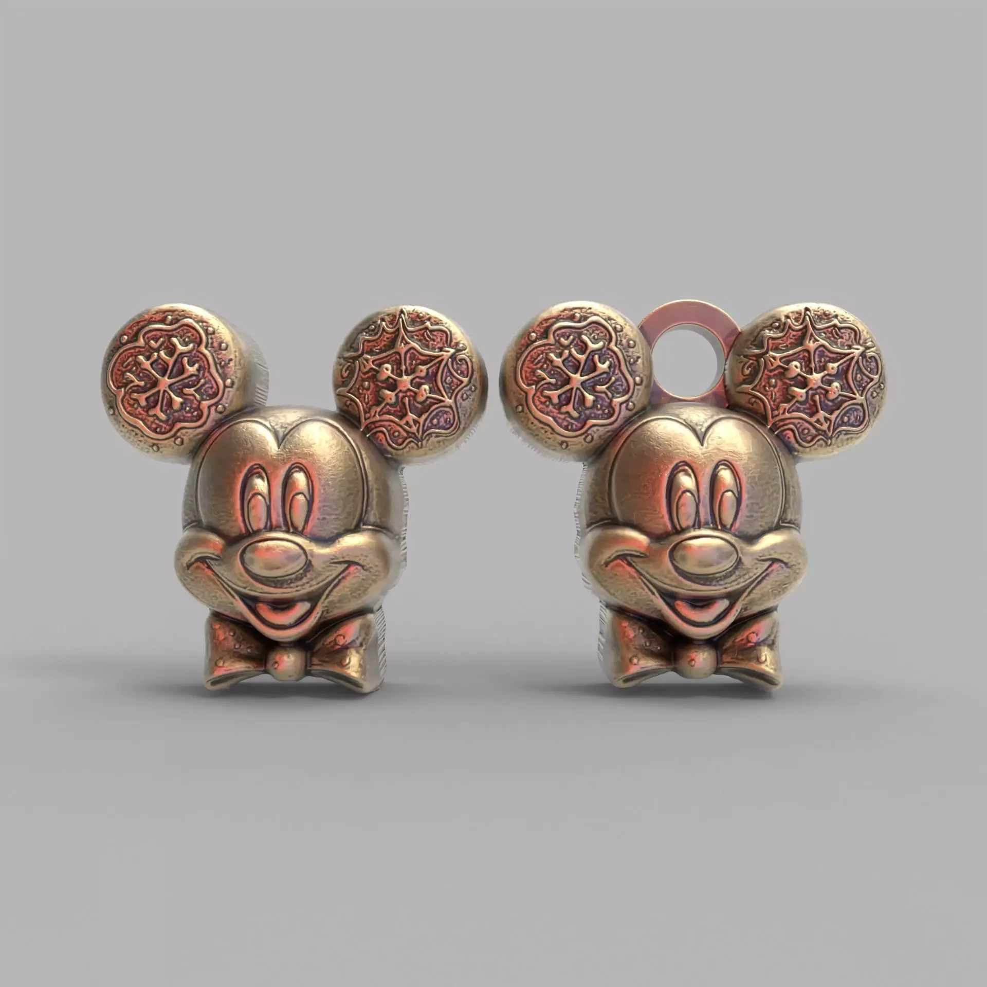 micky mouse cookie treedecor  3D print model_0