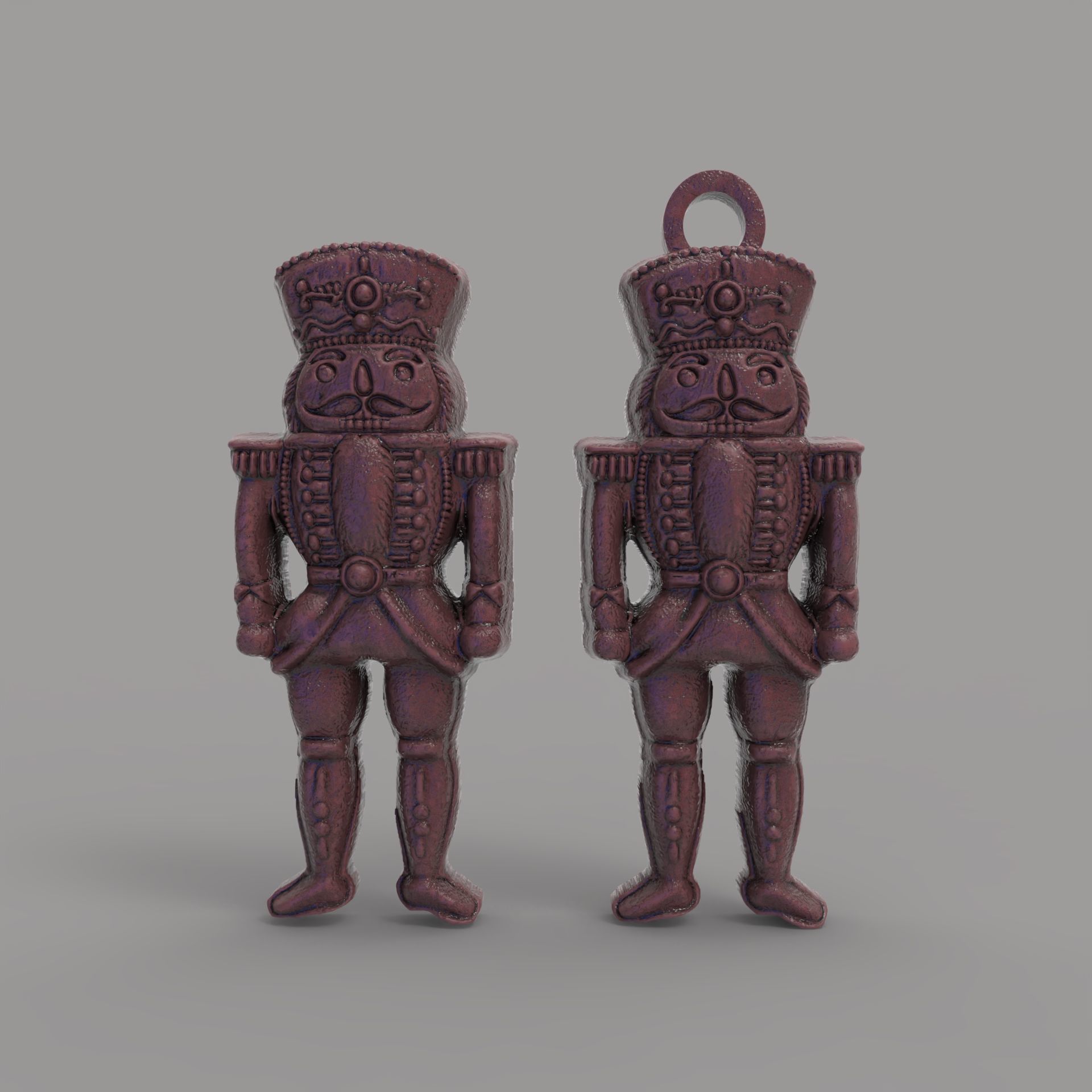 nutcracker 2 tree decor  3D print model_2