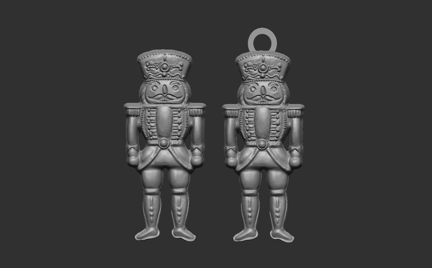 nutcracker 2 tree decor  3D print model_4
