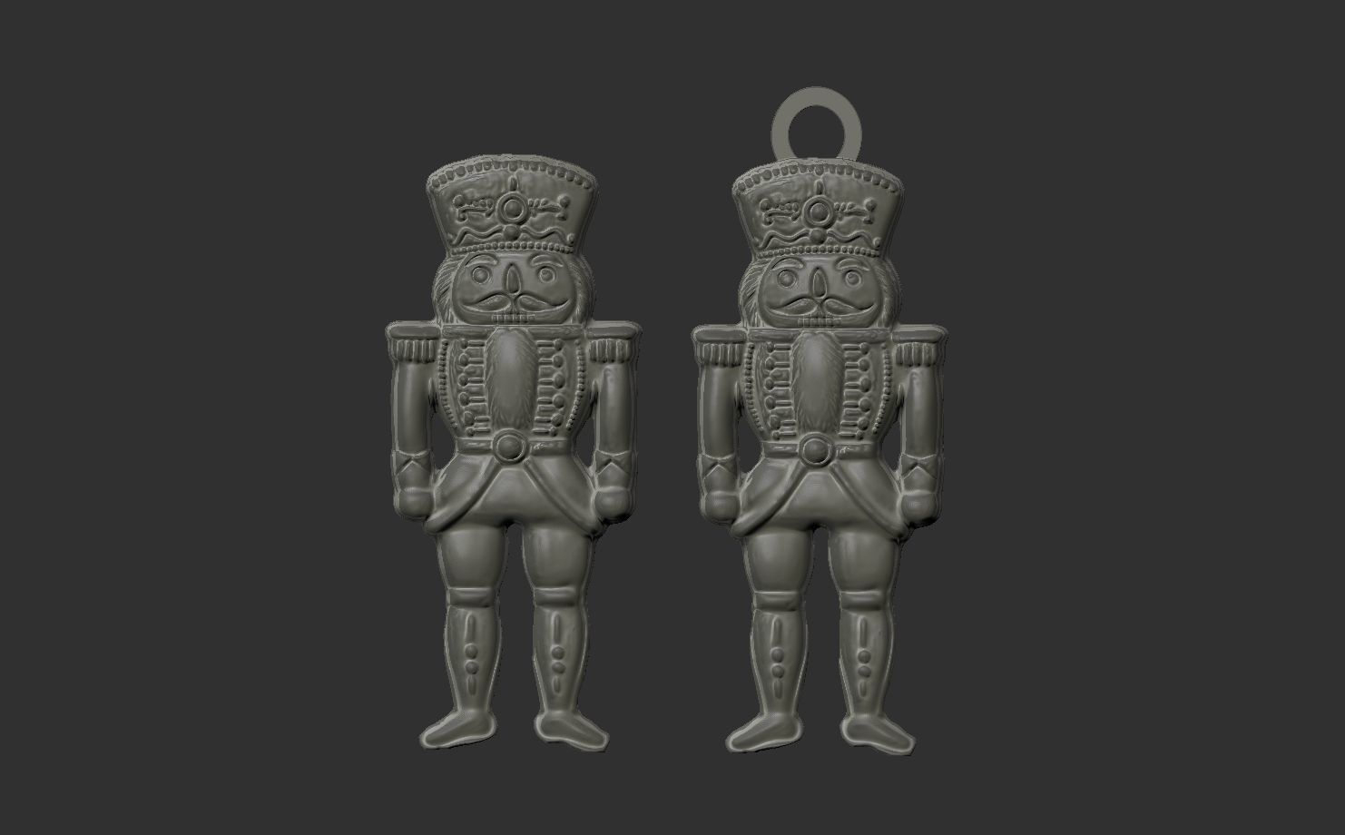 nutcracker 2 tree decor  3D print model_3