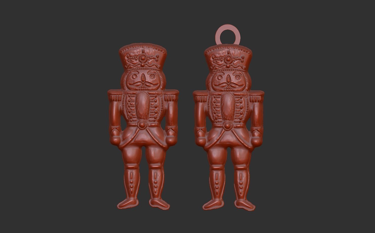 nutcracker 2 tree decor  3D print model_5