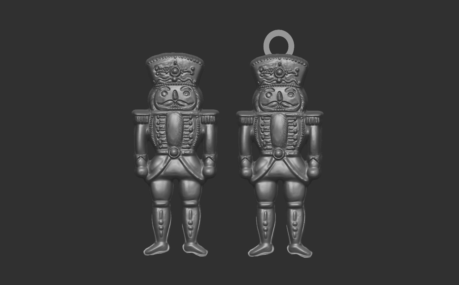 nutcracker 2 tree decor  3D print model_7