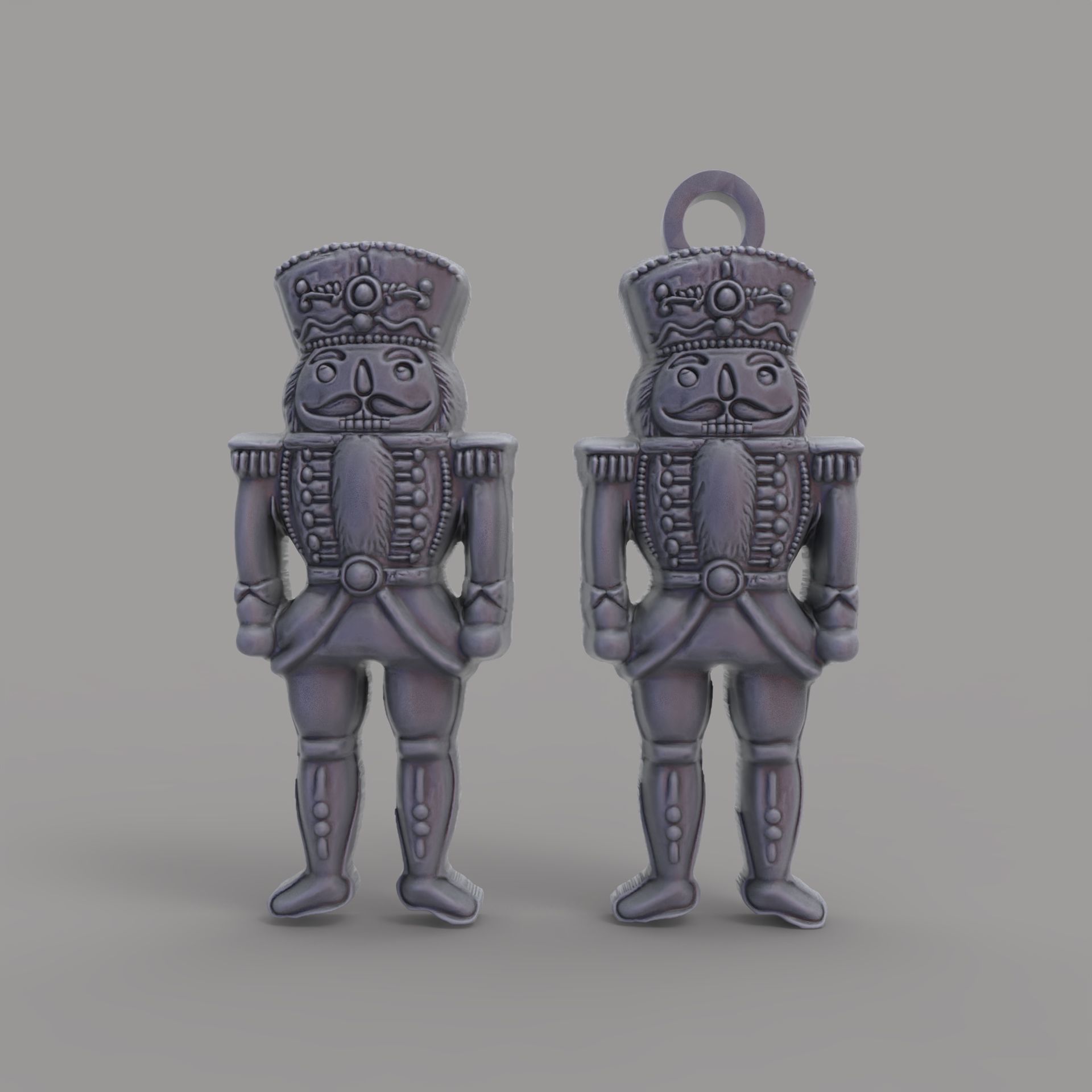 nutcracker 2 tree decor  3D print model_1