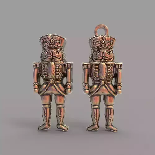 nutcracker 2 tree decor  3D print model