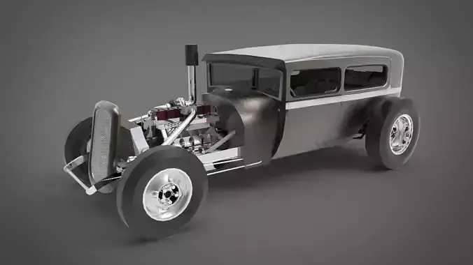 A Rat Rod car