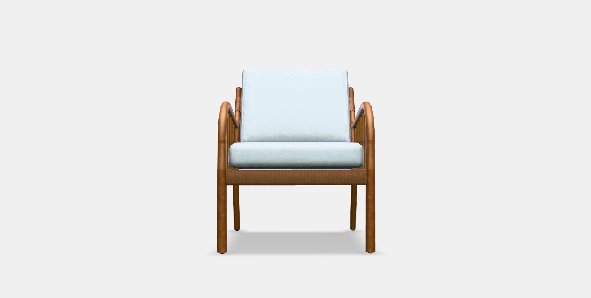 HOLMSTA - FROKNABO Armchair Low-poly 3D model_10