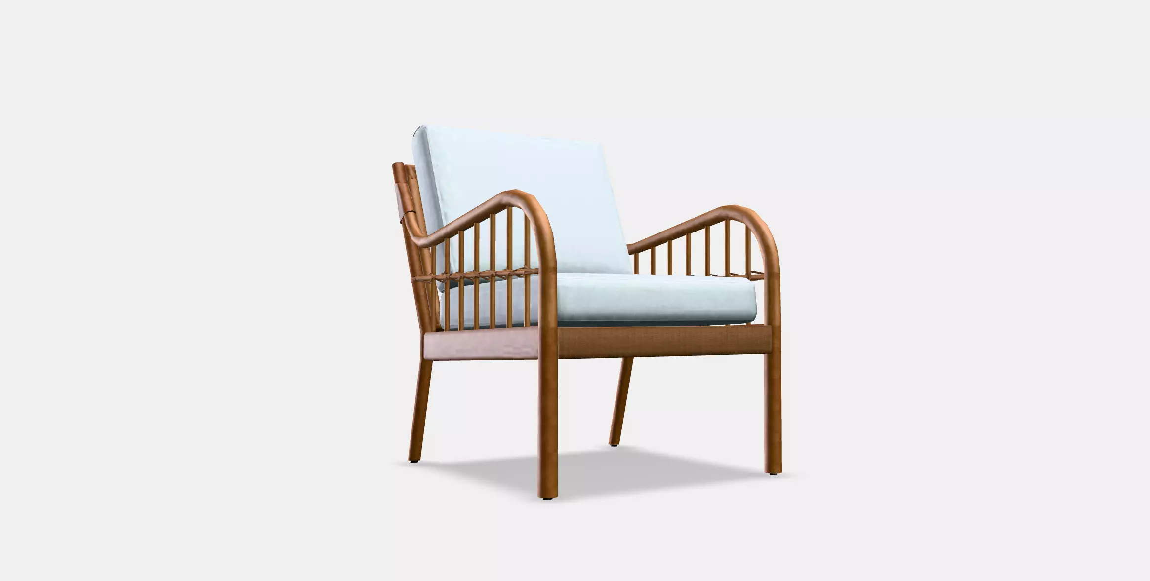 HOLMSTA - FROKNABO Armchair Low-poly 3D model_0