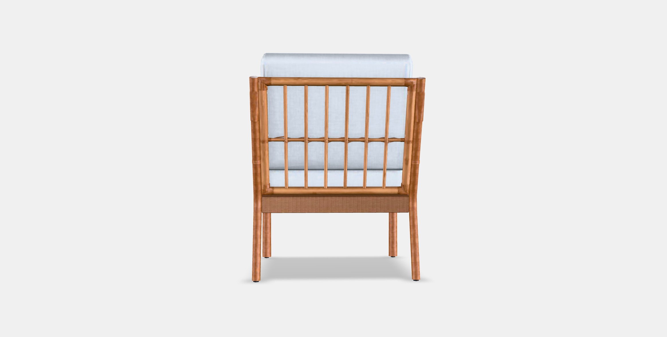 HOLMSTA - FROKNABO Armchair Low-poly 3D model_14