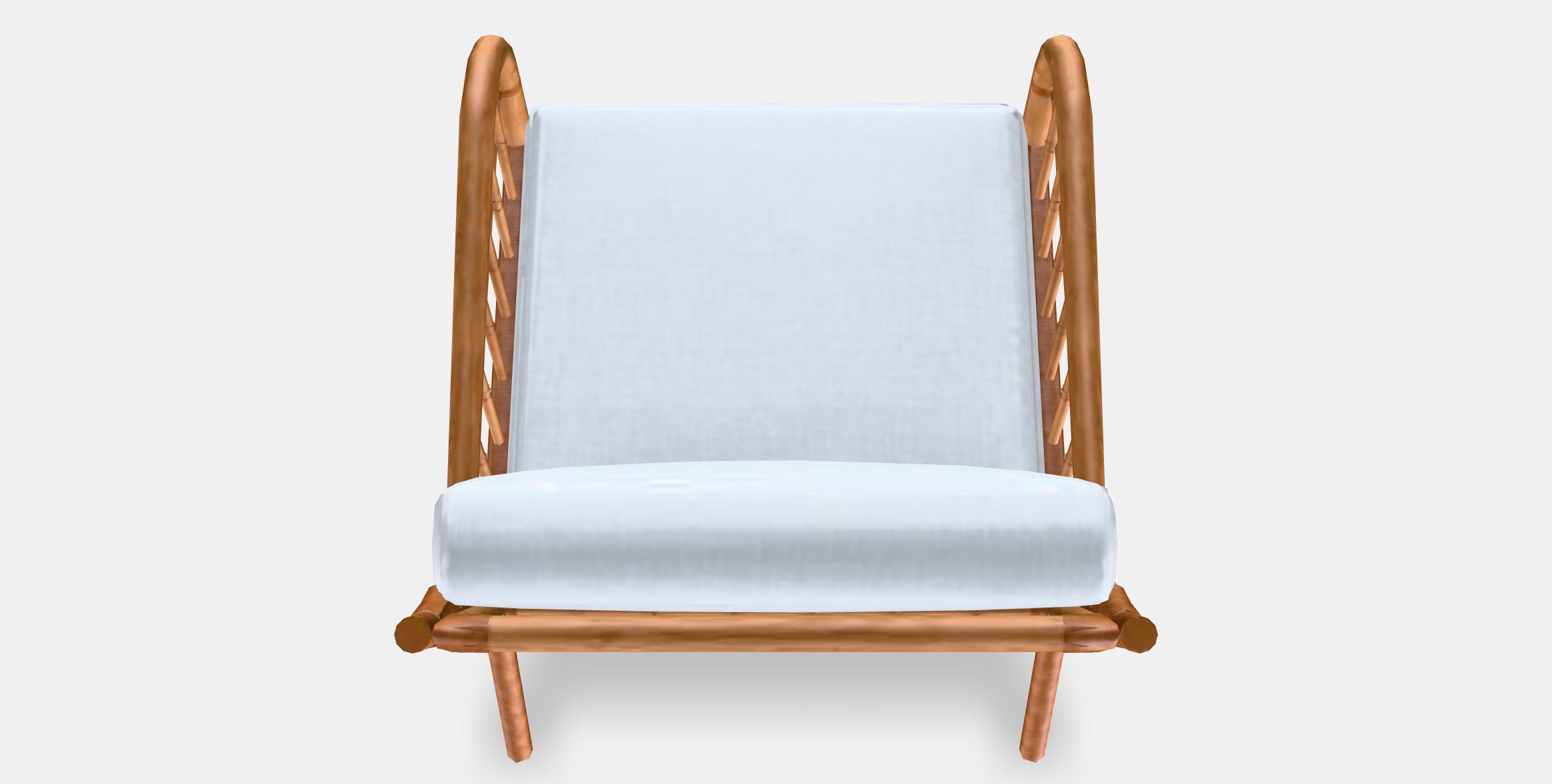 HOLMSTA - FROKNABO Armchair Low-poly 3D model_4