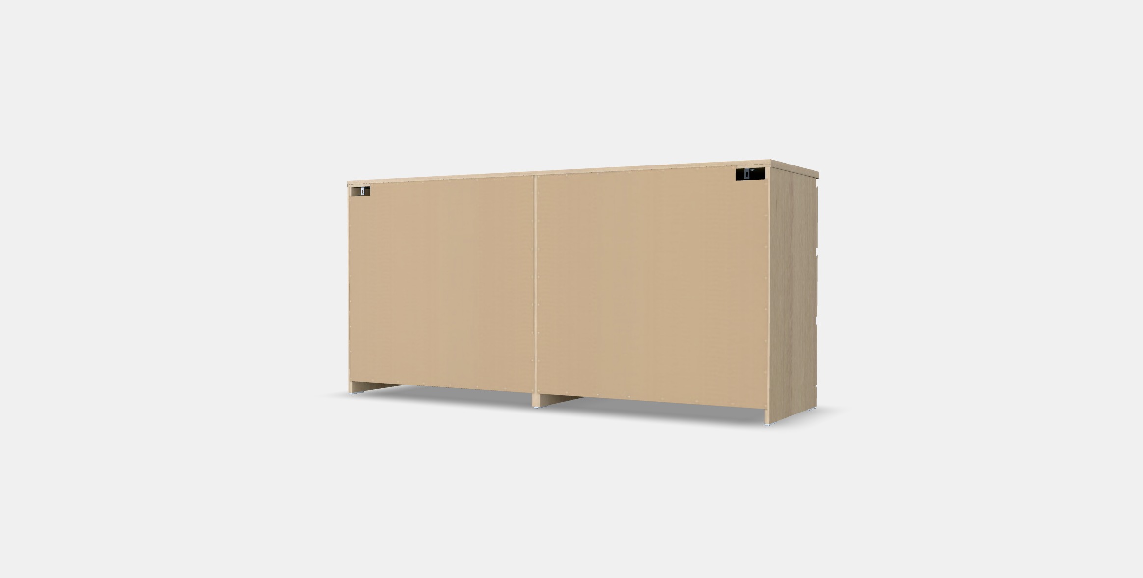 MALM Chest of 6 drawers 7 Low-poly 3D model_4