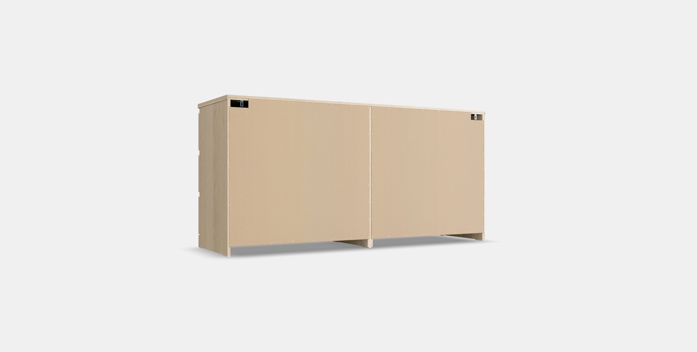 MALM Chest of 6 drawers 7 Low-poly 3D model_16