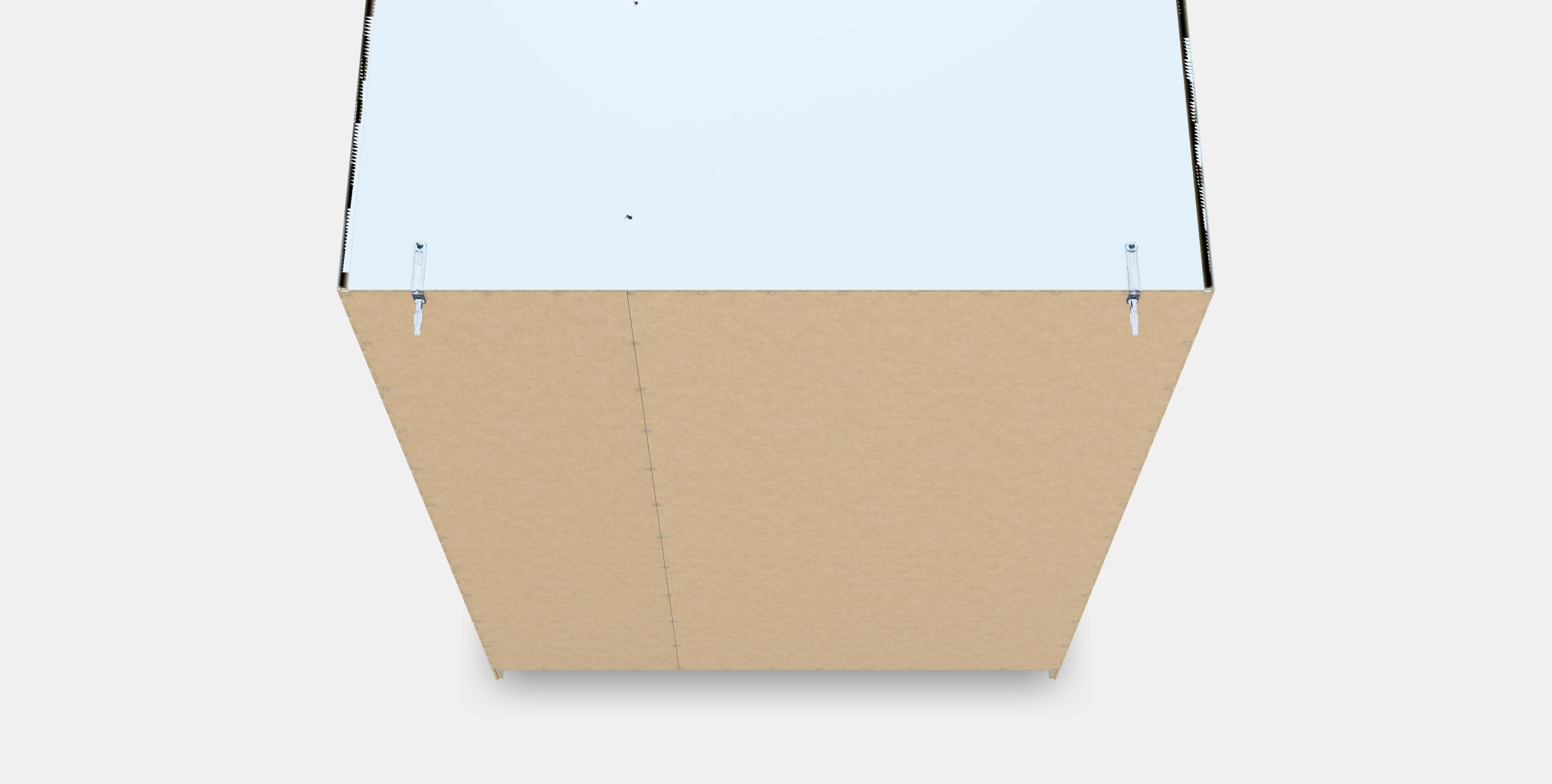 KLEPPSTAD Wardrobe with 3 doors Low-poly 3D model_5