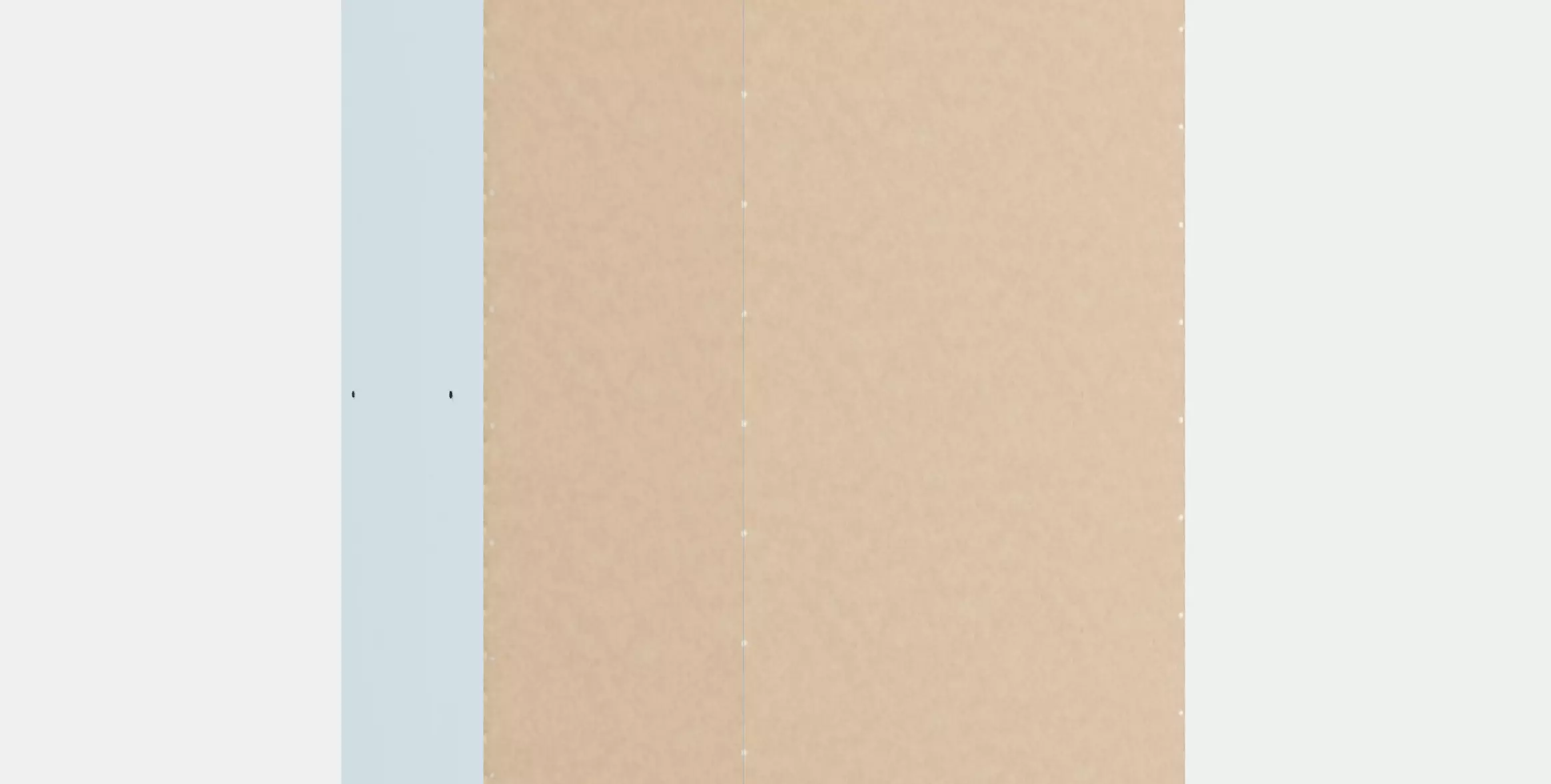 KLEPPSTAD Wardrobe with 3 doors Low-poly 3D model_0