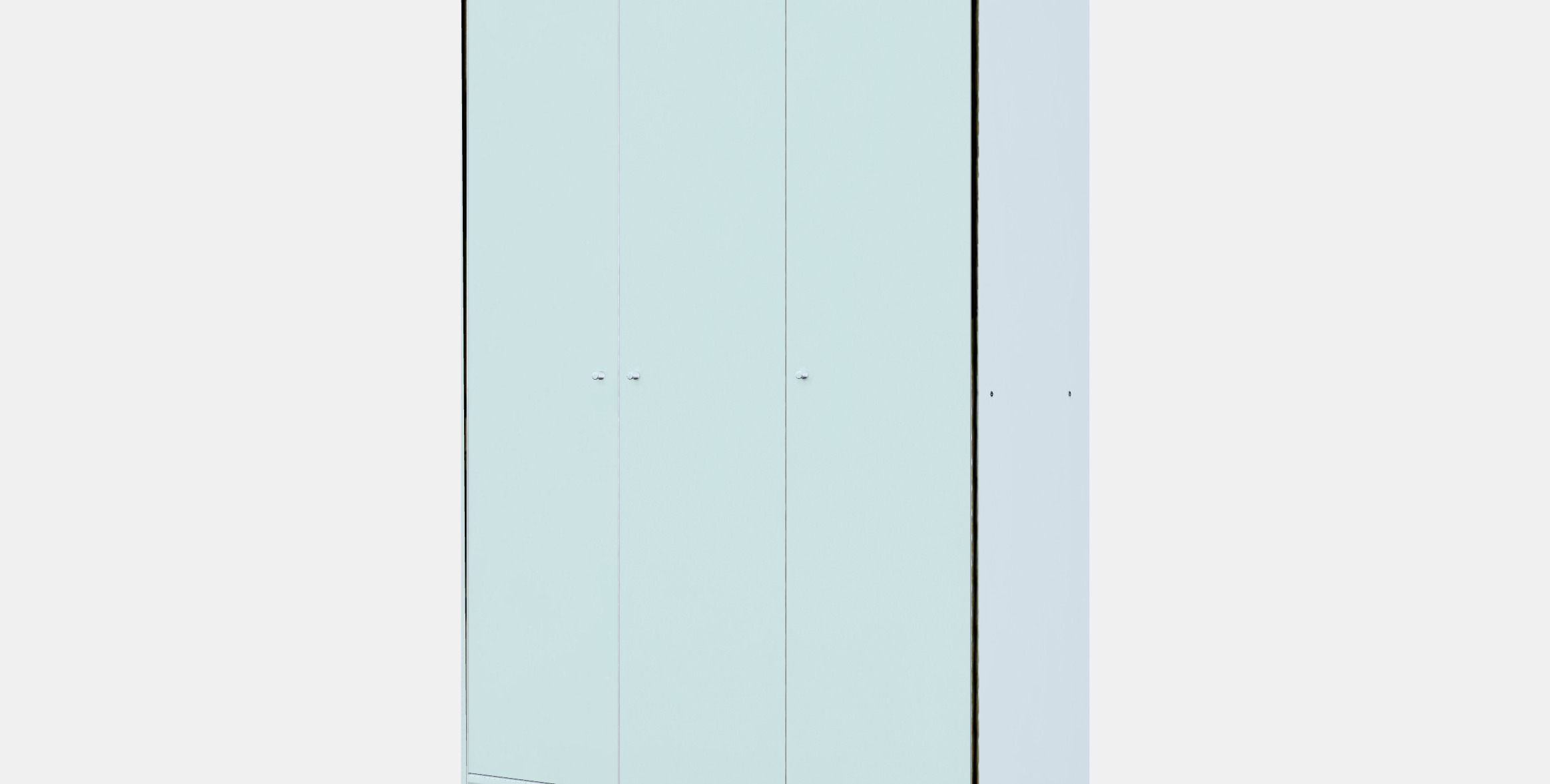 KLEPPSTAD Wardrobe with 3 doors Low-poly 3D model_13