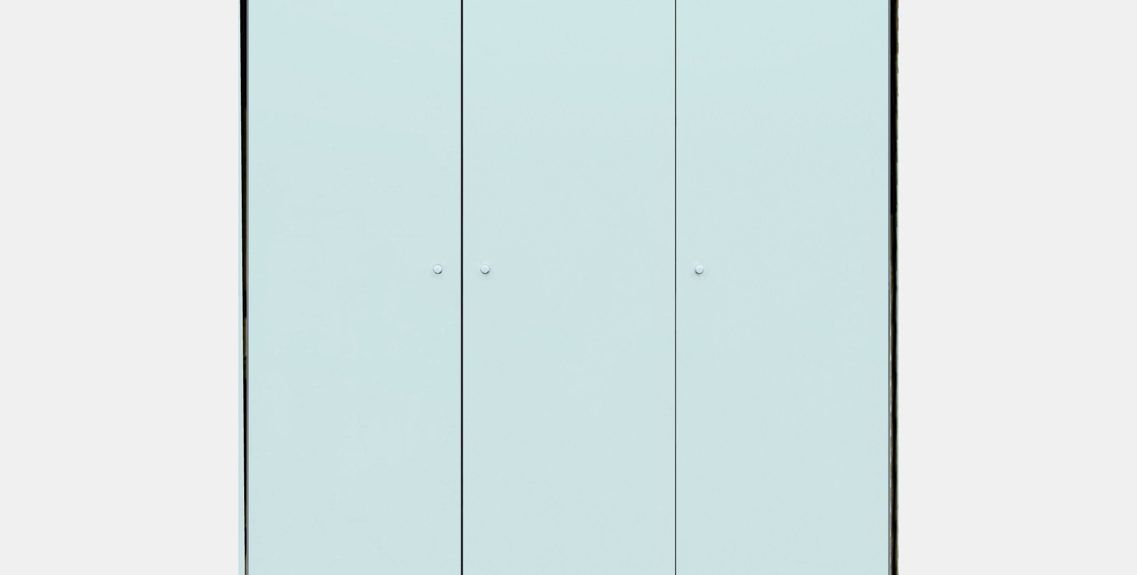 KLEPPSTAD Wardrobe with 3 doors Low-poly 3D model_11