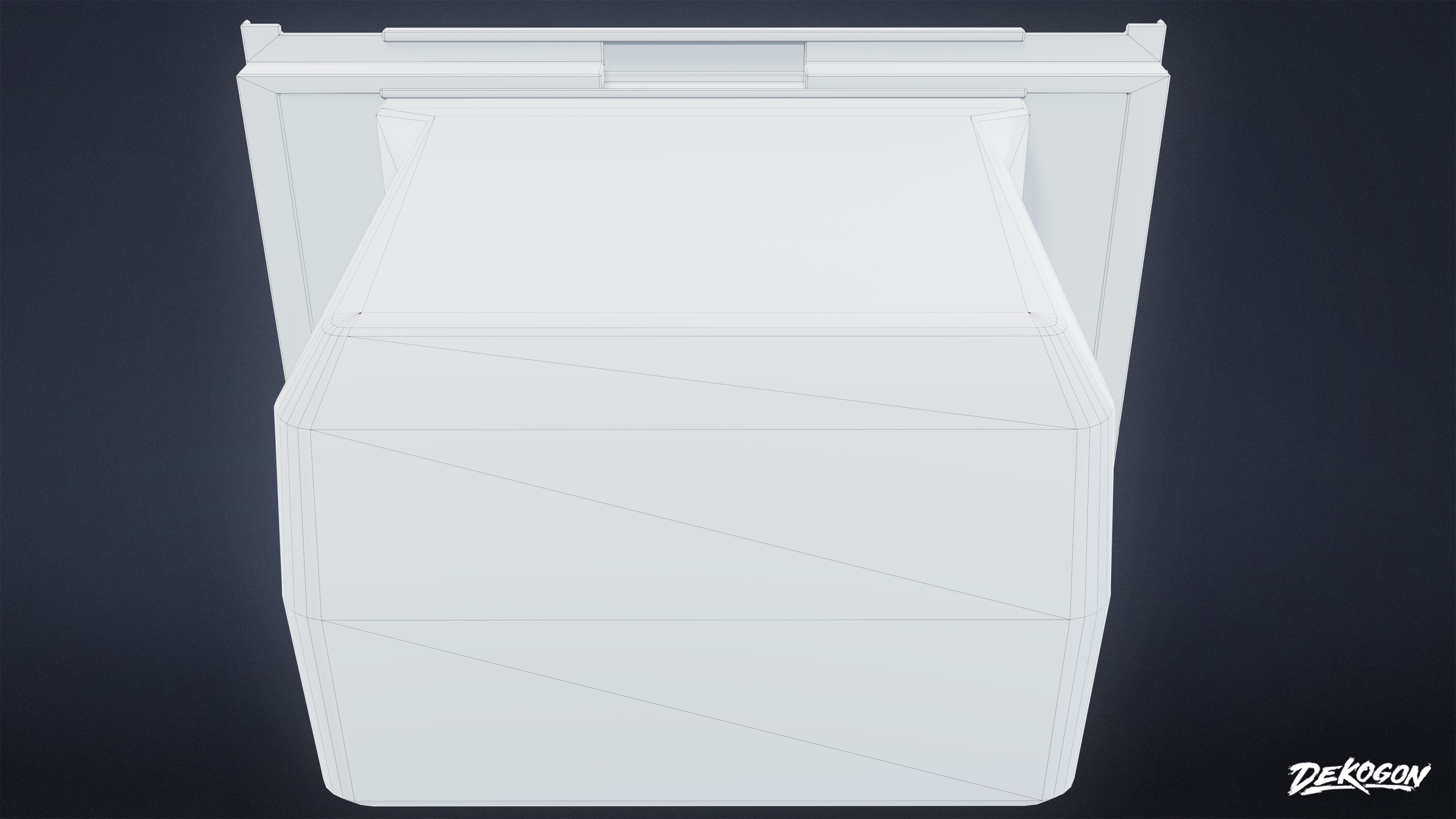 BUILDINGS - Air Conditioner Window 01 - LOW POLY AND NANITE Low-poly 3D model_7