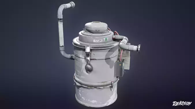 BUILDINGS - Air Vac Machine 01 - LOW POLY AND NANITE