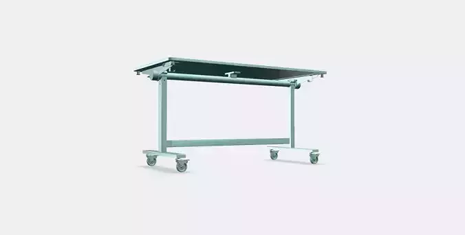 MITTZON Foldable table with castors 1