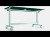 MITTZON Foldable table with castors 1 Low-poly 3D model_1