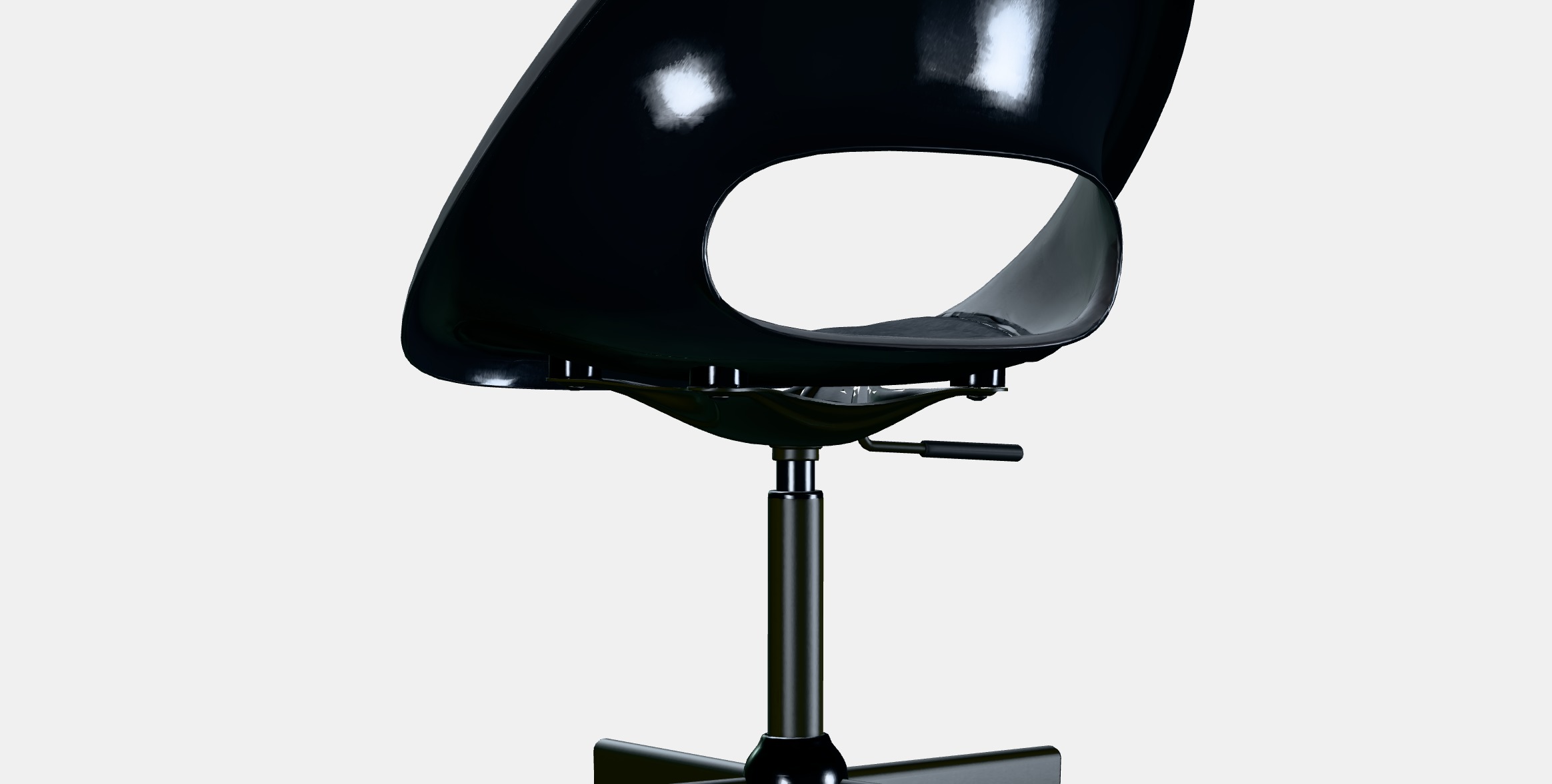 ELDBERGET - MALSKAR Swivel chair pad Low-poly 3D model_5